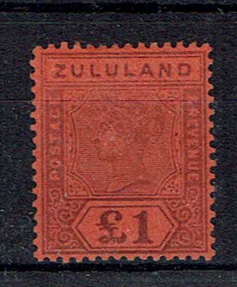 Image of South African States ~ Zululand SG 28 MM British Commonwealth Stamp